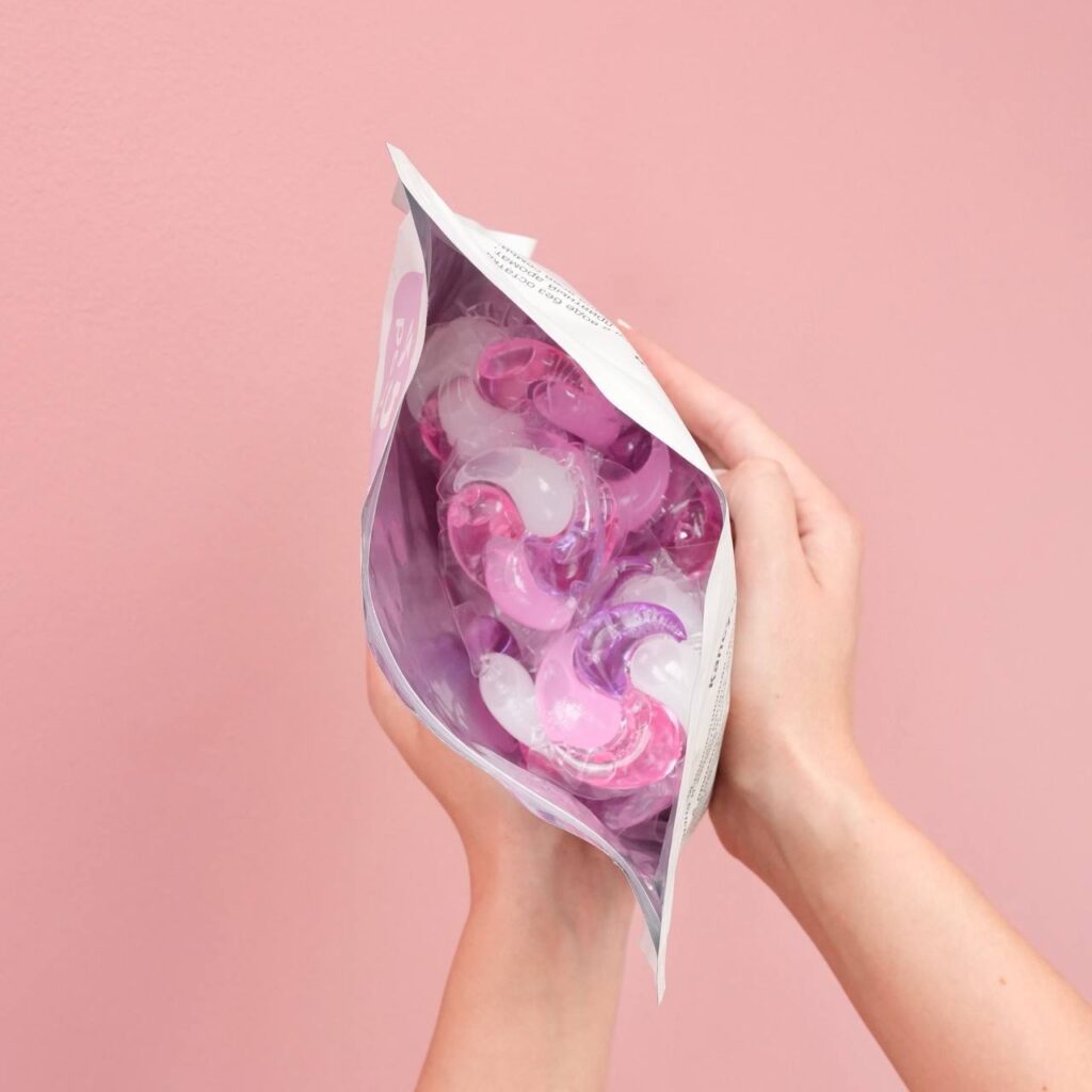 Капсулы для стирки POWER CAPS PINK